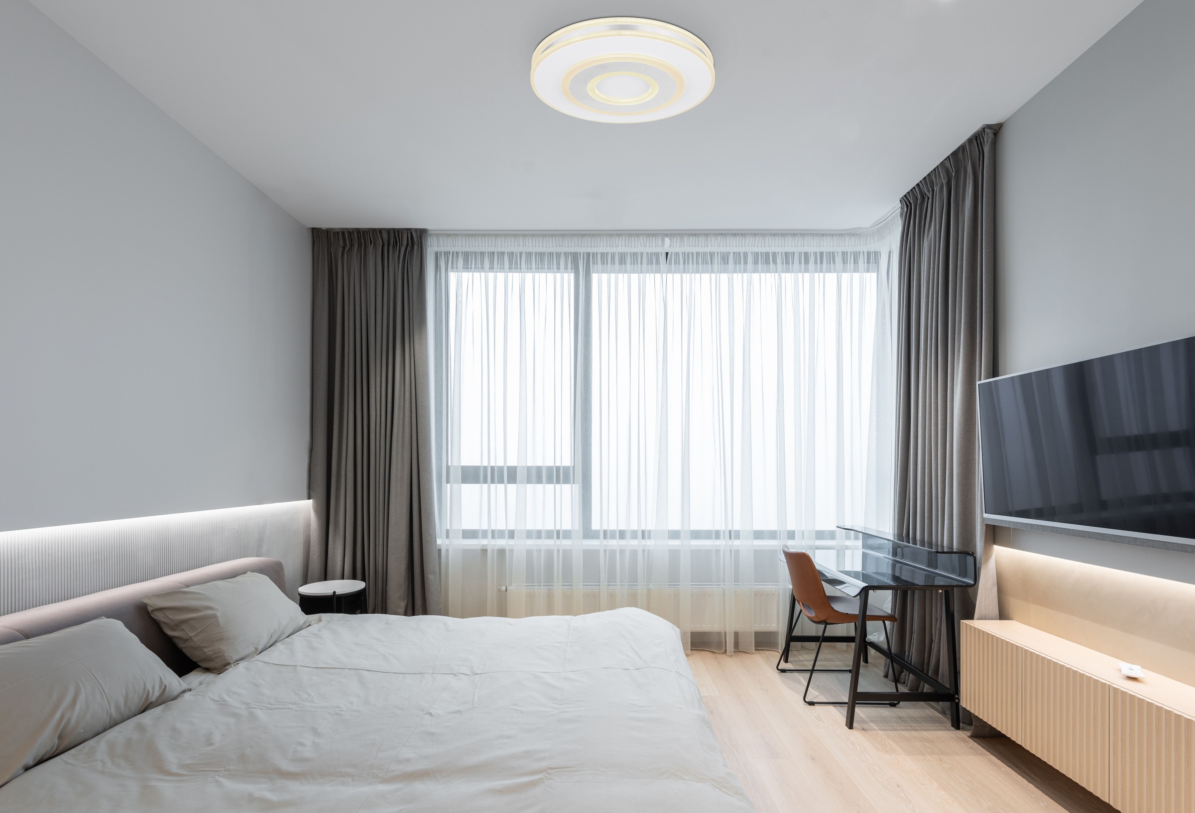 GLOBO LIGHTING LED Deckenleuchte »MARU« LED-Modul 1 Stk. Deckenlampe/rund/W günstig online kaufen