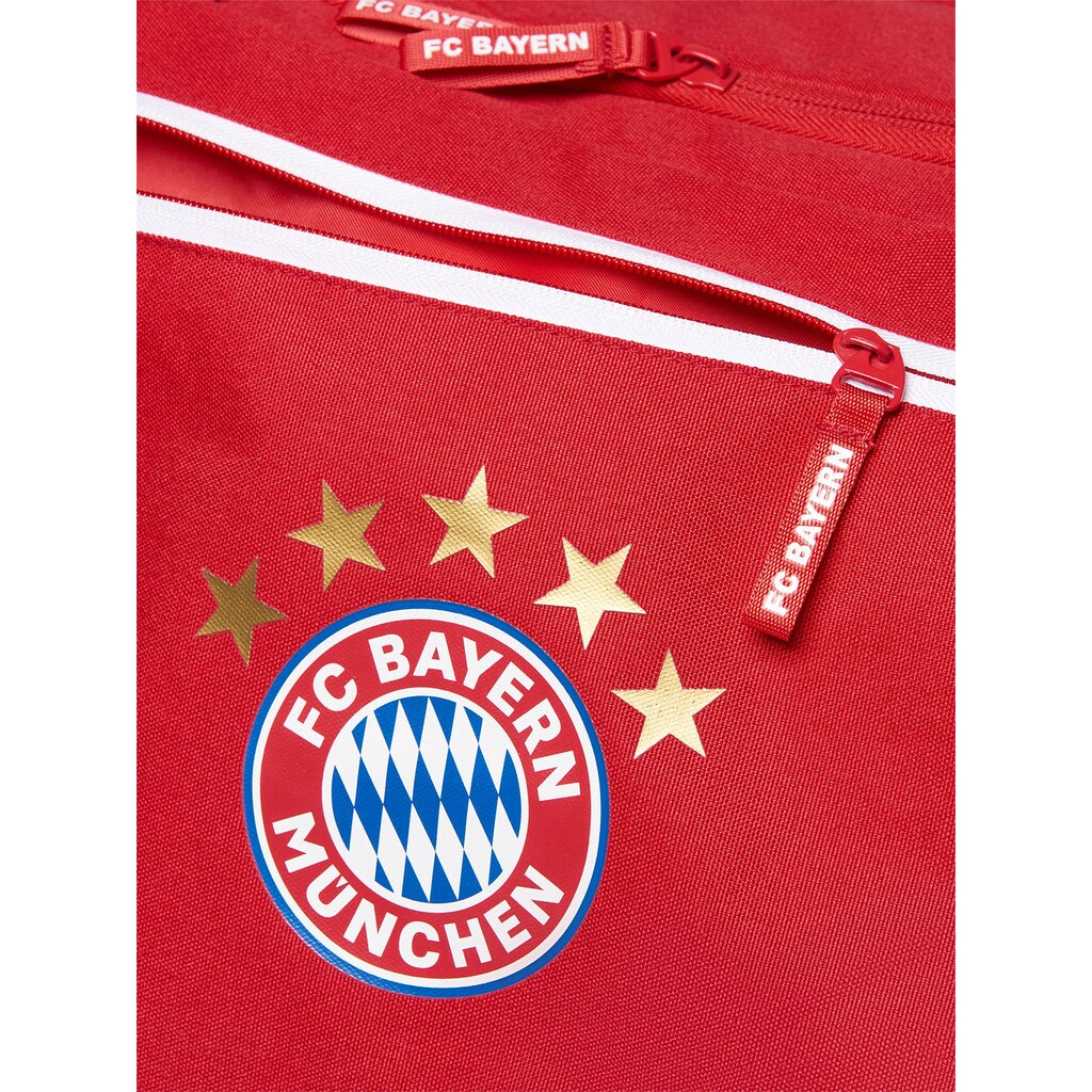 FC Bayern Sporttasche »FC Bayern München 5 Sterne Logo rot«