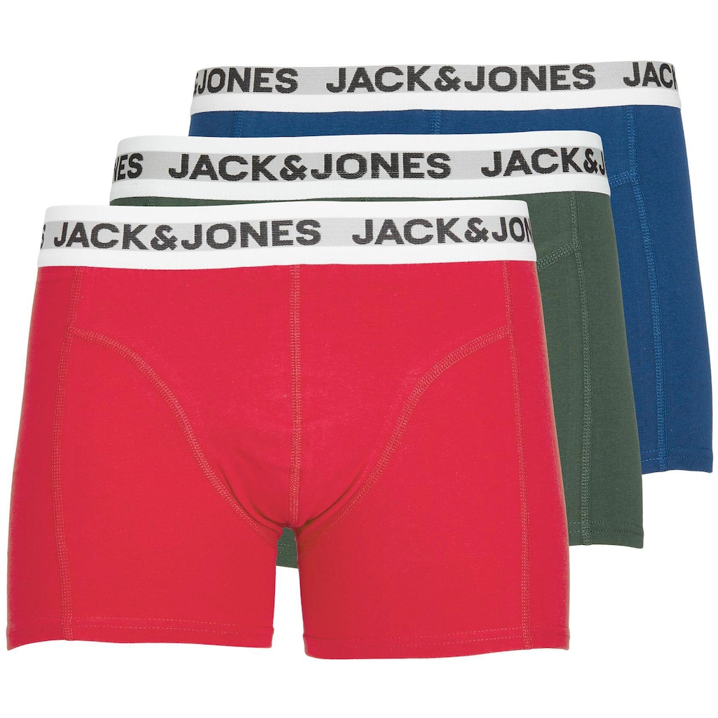 Jack & Jones Boxershorts »JACRIKKI TRUNKS 3 PACK«, (Packung, 3 St.)