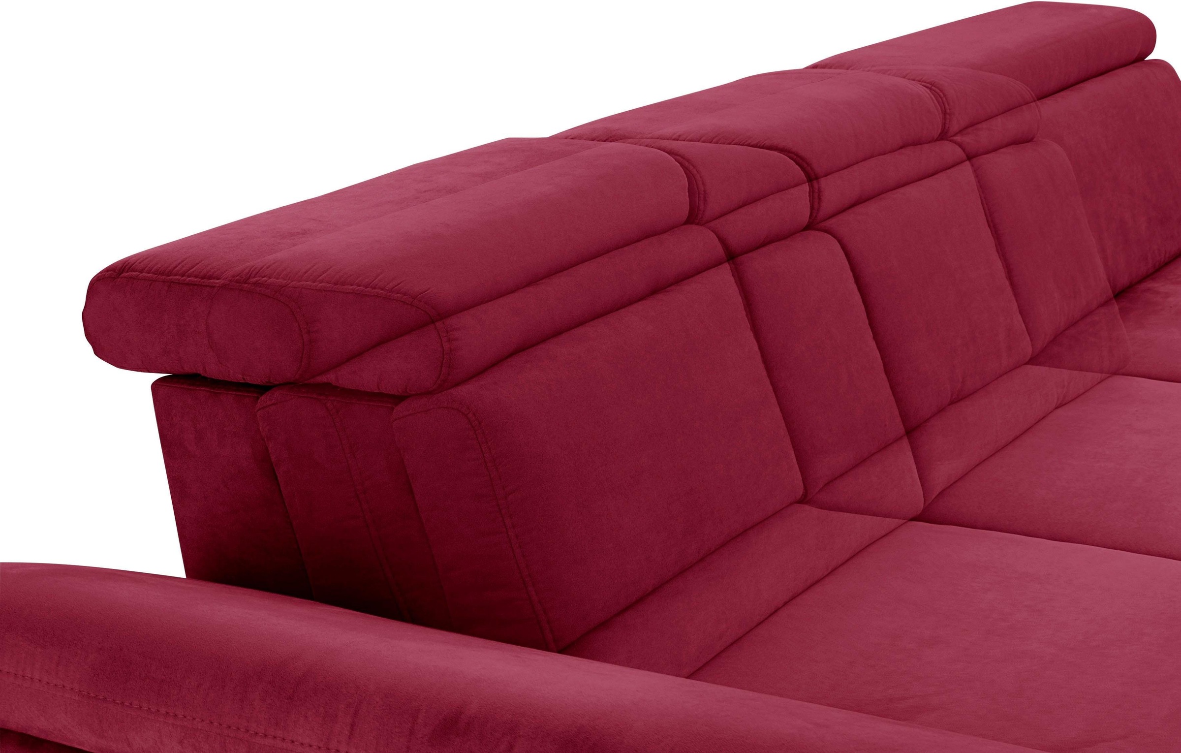 sit&more Ecksofa »Scorpio L-Form«, inklusive Sitztiefenverstellung, wahlweise mit Kopfverstellung