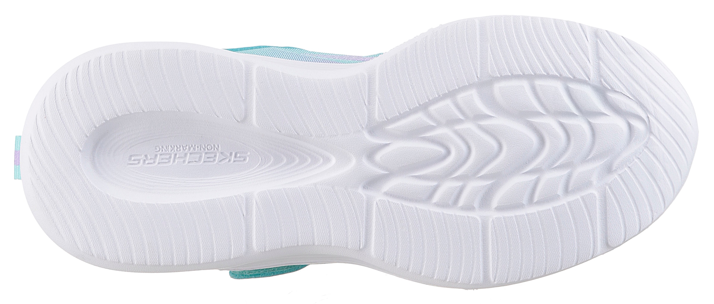 Skechers Sneaker »SKECHERS SOLA GLOW«, Freizeitschuh mit Klettverschluss, Größenschablone zum Download
