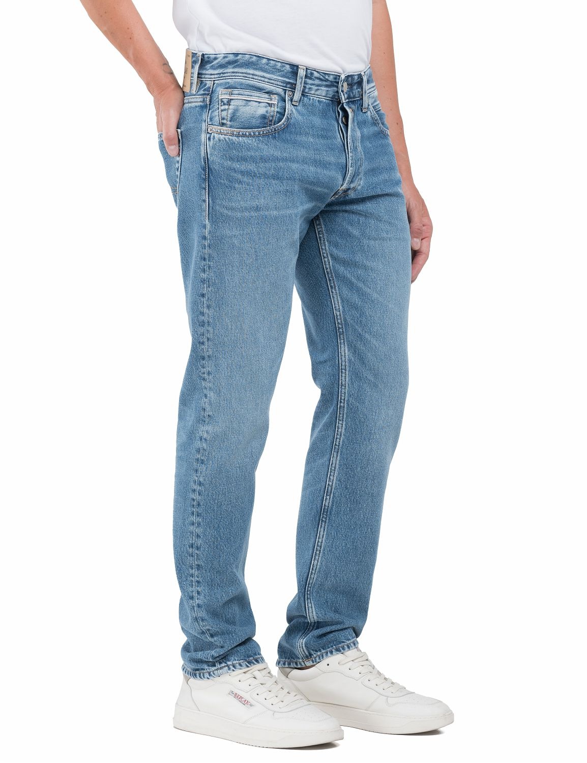 Replay Straight-Jeans »GROVER«, in vielen verschiedenen Waschungen, mit Stretch