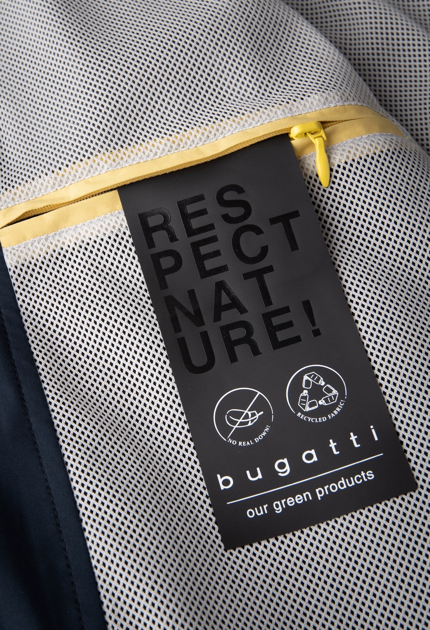 bugatti Langjacke, mit Kapuze, mit abnehmbarer Kapuze