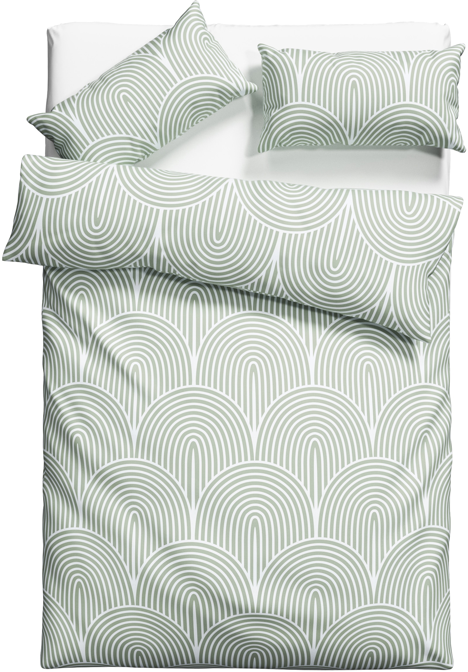 Leonique Bettwäsche »Matilda in Gr. 135x200 oder 155x220 cm« 2 tlg. Bettwäsche aus Baumwolle, Bettwäsche mit skandinavischem Design