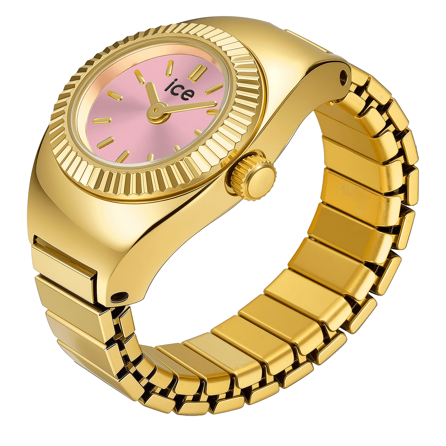 ice-watch Uhrenring »Chouchou« Quarzuhr, Damenuhr, Edelstahlringschiene, analog