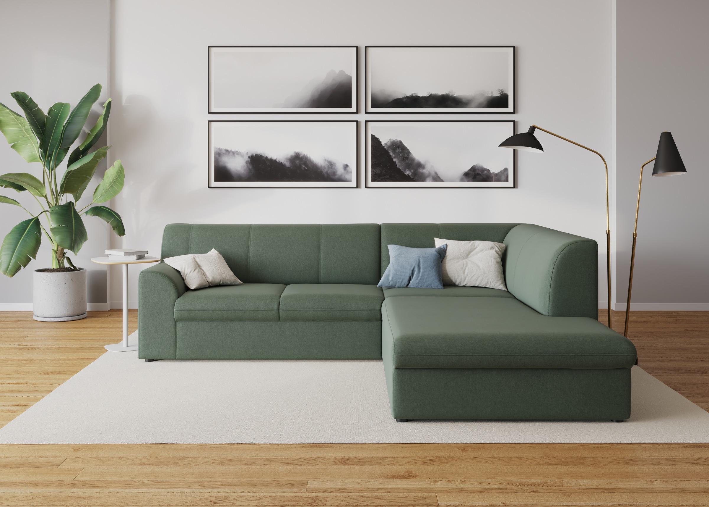 DOMO collection Ecksofa »Topper zeitlos elegant, kompakte Stellmaße, OTTOs günstig online kaufen