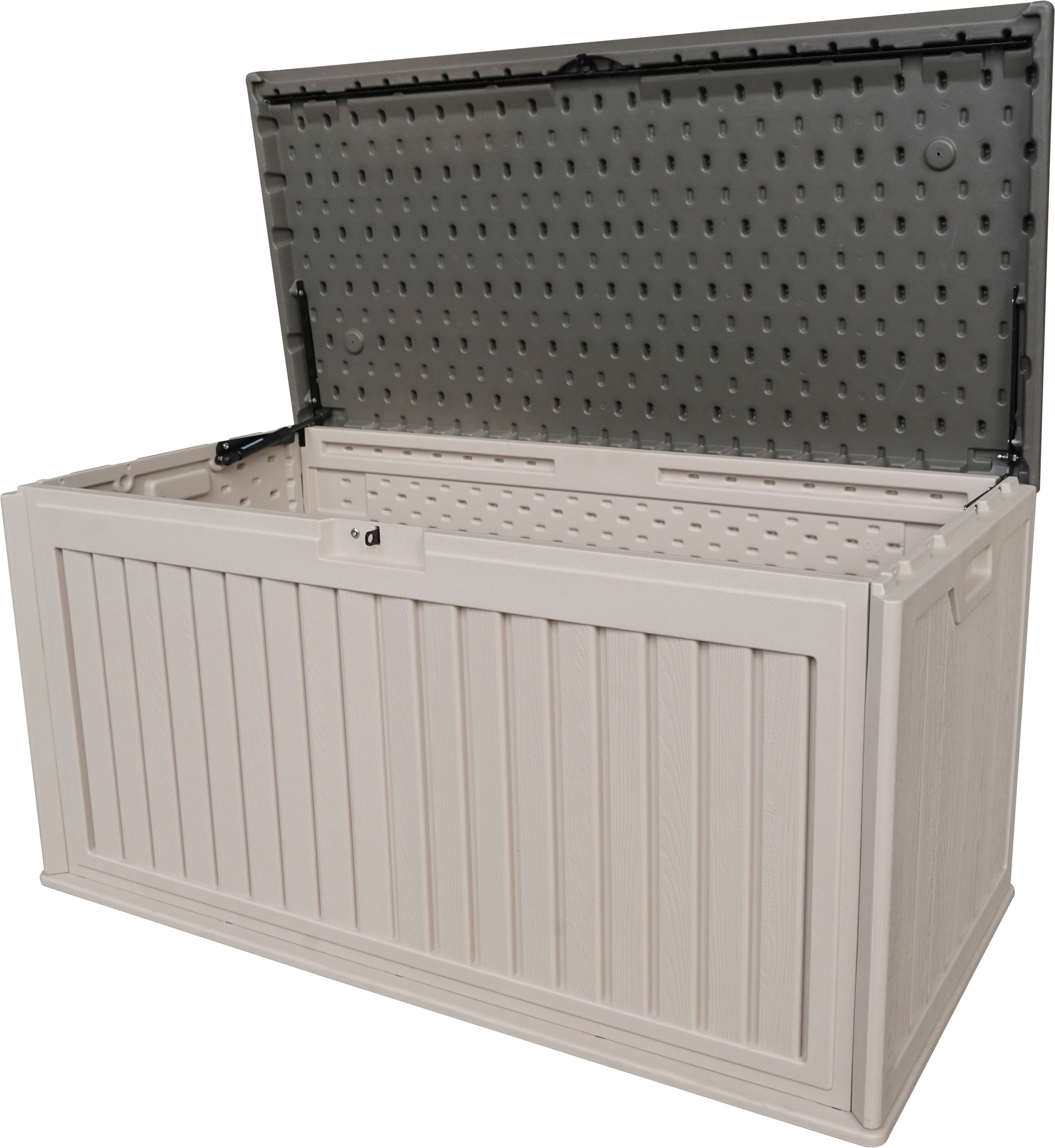 WESTMANN Kissenbox »Kunststoff-Gartenbox XXL Silva 570l, Anthrazit« 74x150x66cm, stabile und wetterfeste Konstruktion aus Kunststoff