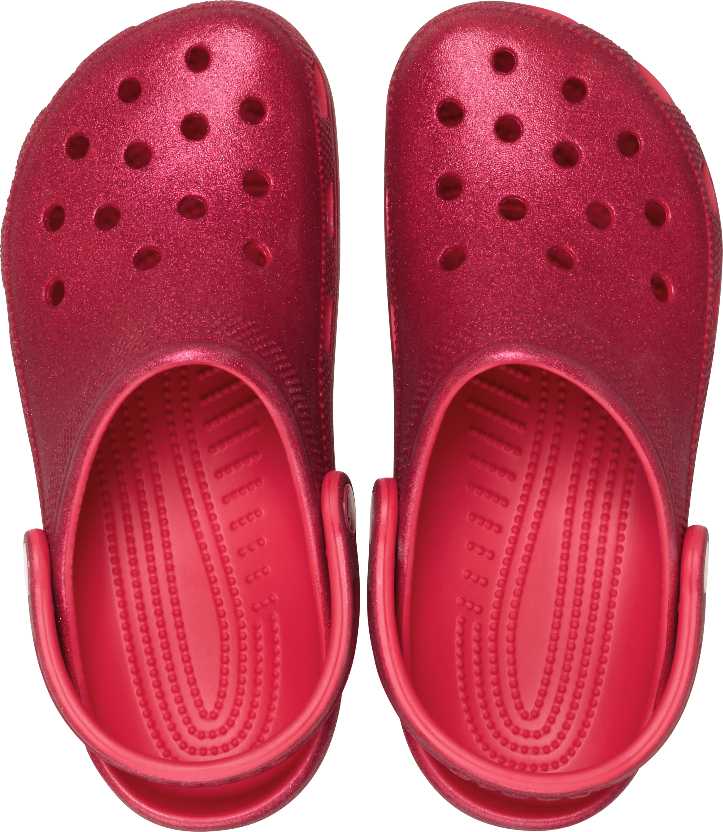 Crocs Hausschuh »Classic Glitter Clog, Badesandale«  , Sommerschuh, Schlappen, Schlupfschuh mit Glitzer verziert