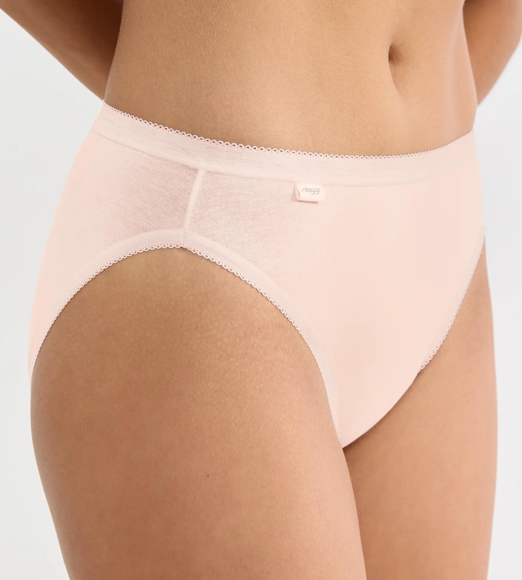 sloggi Taillenslip »Basic+ Tai« 3er Pack,  mit hohem Beinausschnitt, Cotton-Mix, glatte Nähte
