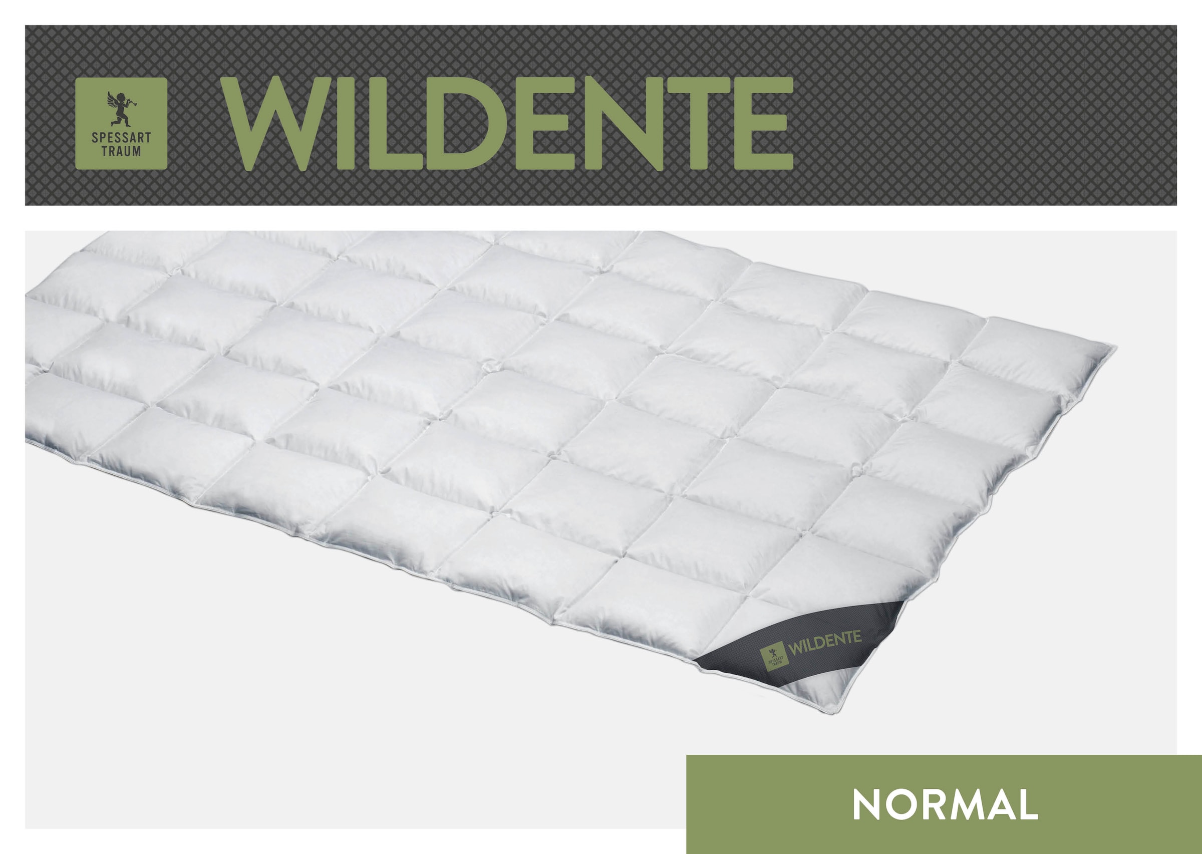 SPESSARTTRAUM Daunenbettdecke »Wildente«, normal, Bezug 100% Baumwolle, (1 günstig online kaufen