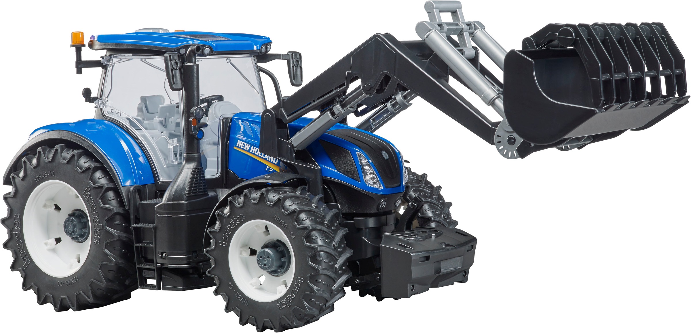 Bruder® Spielzeug-Traktor »New Holland T7.315 Frontlader lenkbar 44 cm (03121)«, Made in Europe