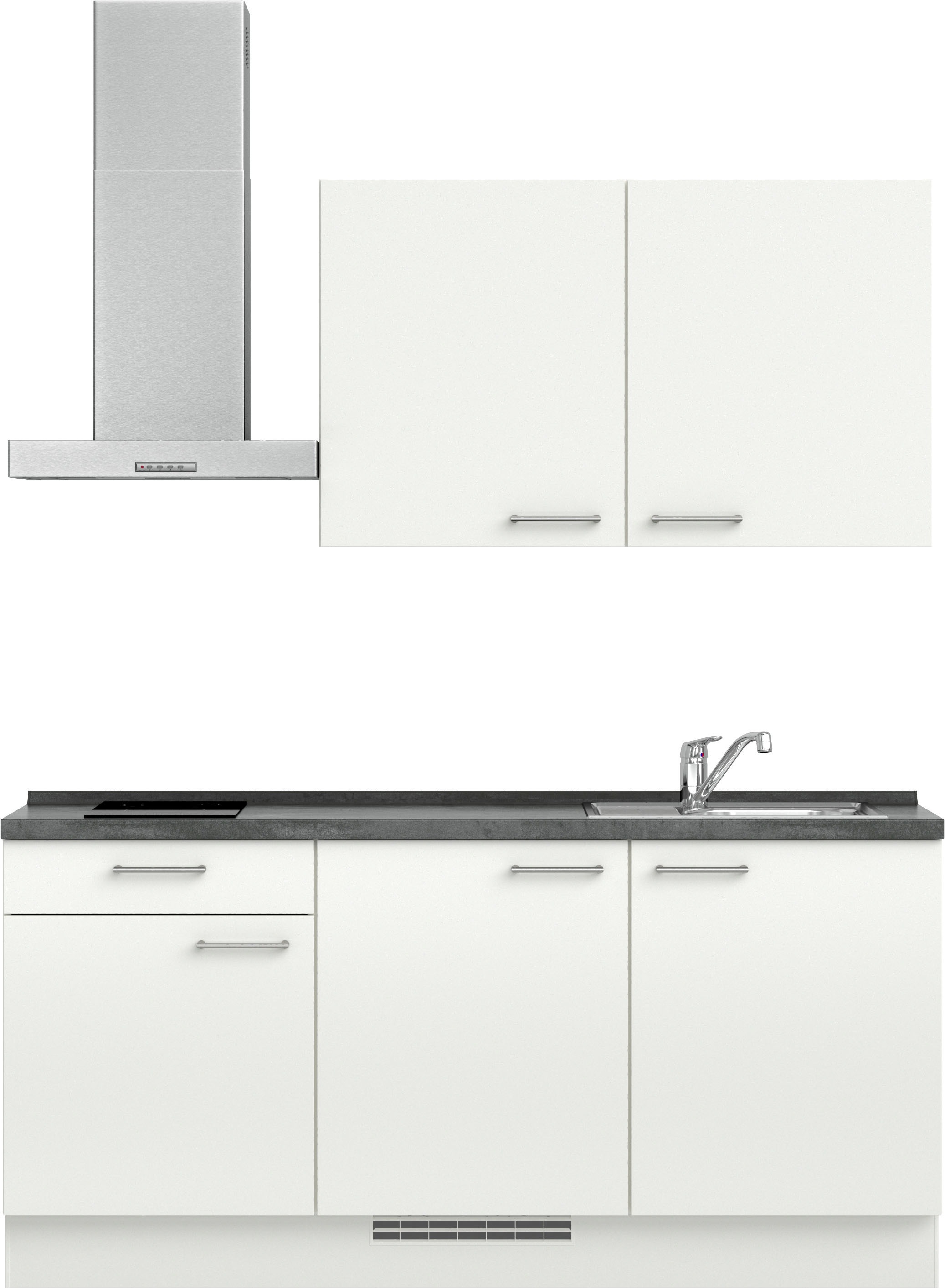 nobilia® Küchenzeile »"Laser I",Ausrichtung wählbar, Breite 180 cm« vormont günstig online kaufen