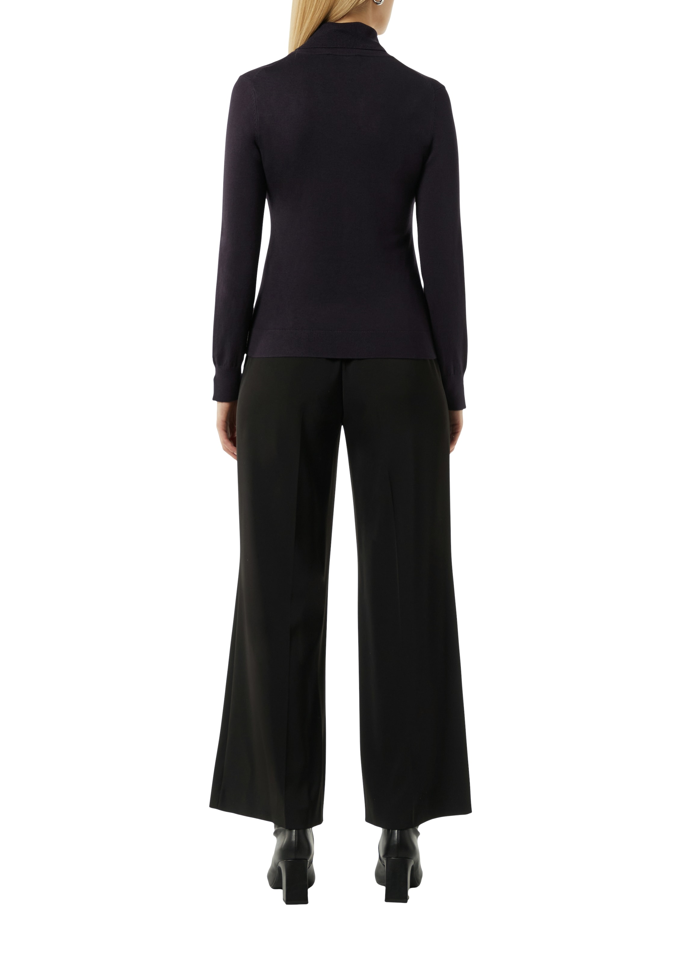 Comma Strickpullover, mit Rollkragen