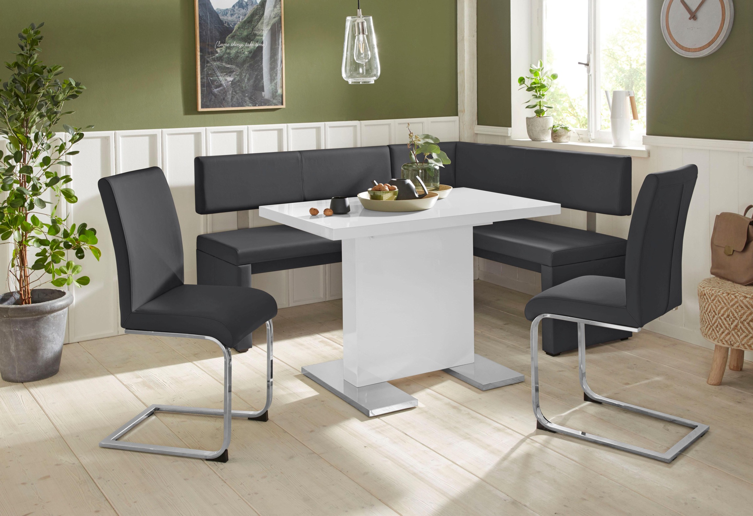 Home affaire Freischwinger »Charissa« (Set) 2 Stk.Bezug in verschiedenen Qu günstig online kaufen