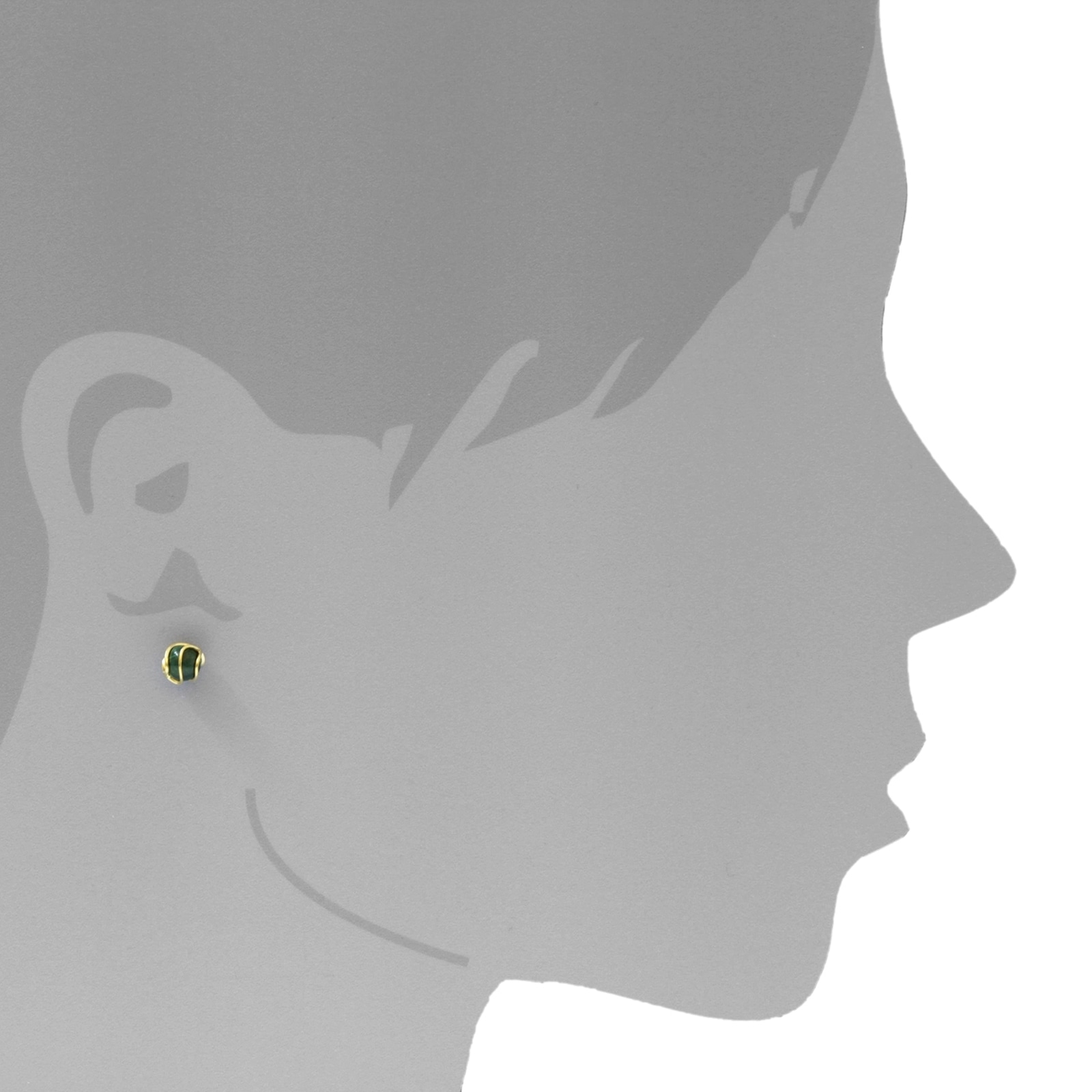 OSTSEE-SCHMUCK Paar Ohrstecker »Ostsee-Schmuck Ohrstecker Goldkäfig Ohrstecker Goldkäfig«