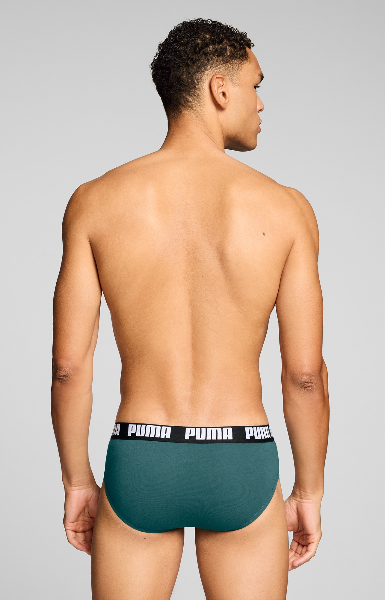 PUMA Slip »PUMA MEN EVERYDAY BRIEFS« 2er Pack,  mit Logobund