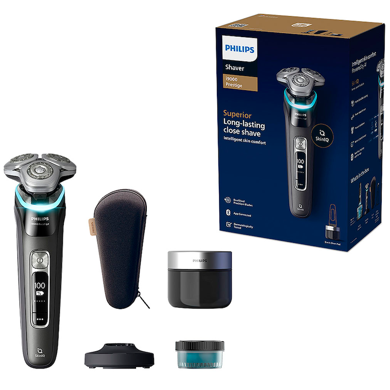 PHILIPS Elektrorasierer »Series i9000 Prestige XP9200/30« integrierter Präzisionstrimmer mit SkinIQ Technologie, inkl. Ladestand, Reiseetui...