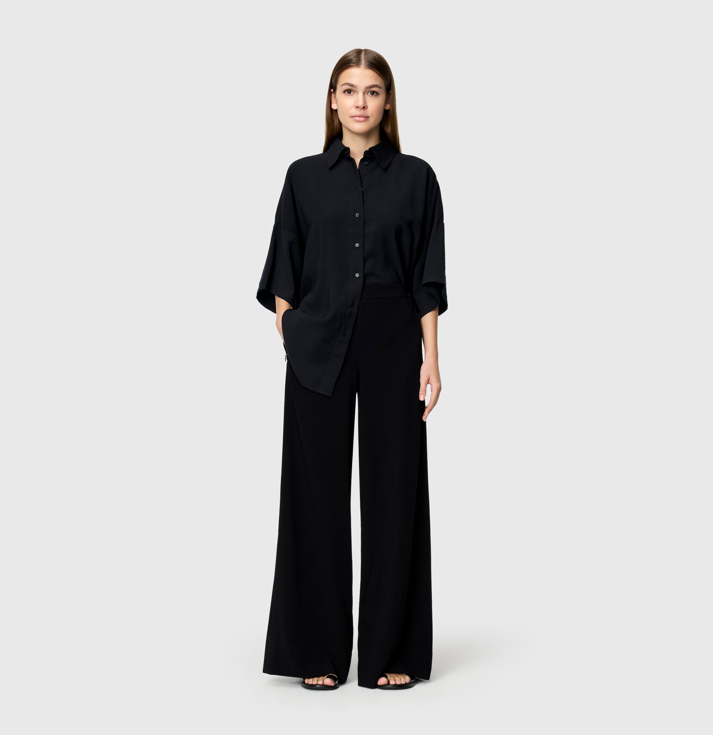 MAC Stretch-Hose »CORALIE«  Seitliche Eingrifftaschen mit Reißverschluss