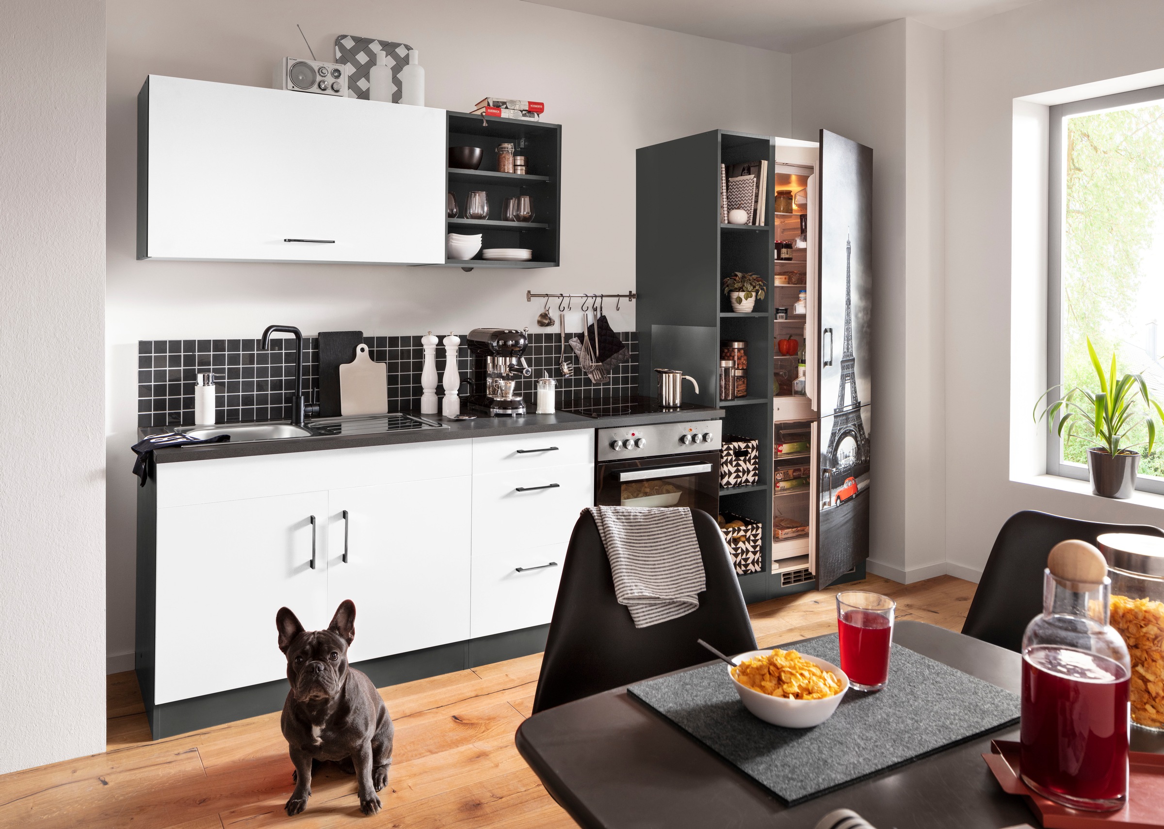 KOCHSTATION Küchenzeile »KS-Paris – Küchen mit einzigartigen Fotomotiven au günstig online kaufen