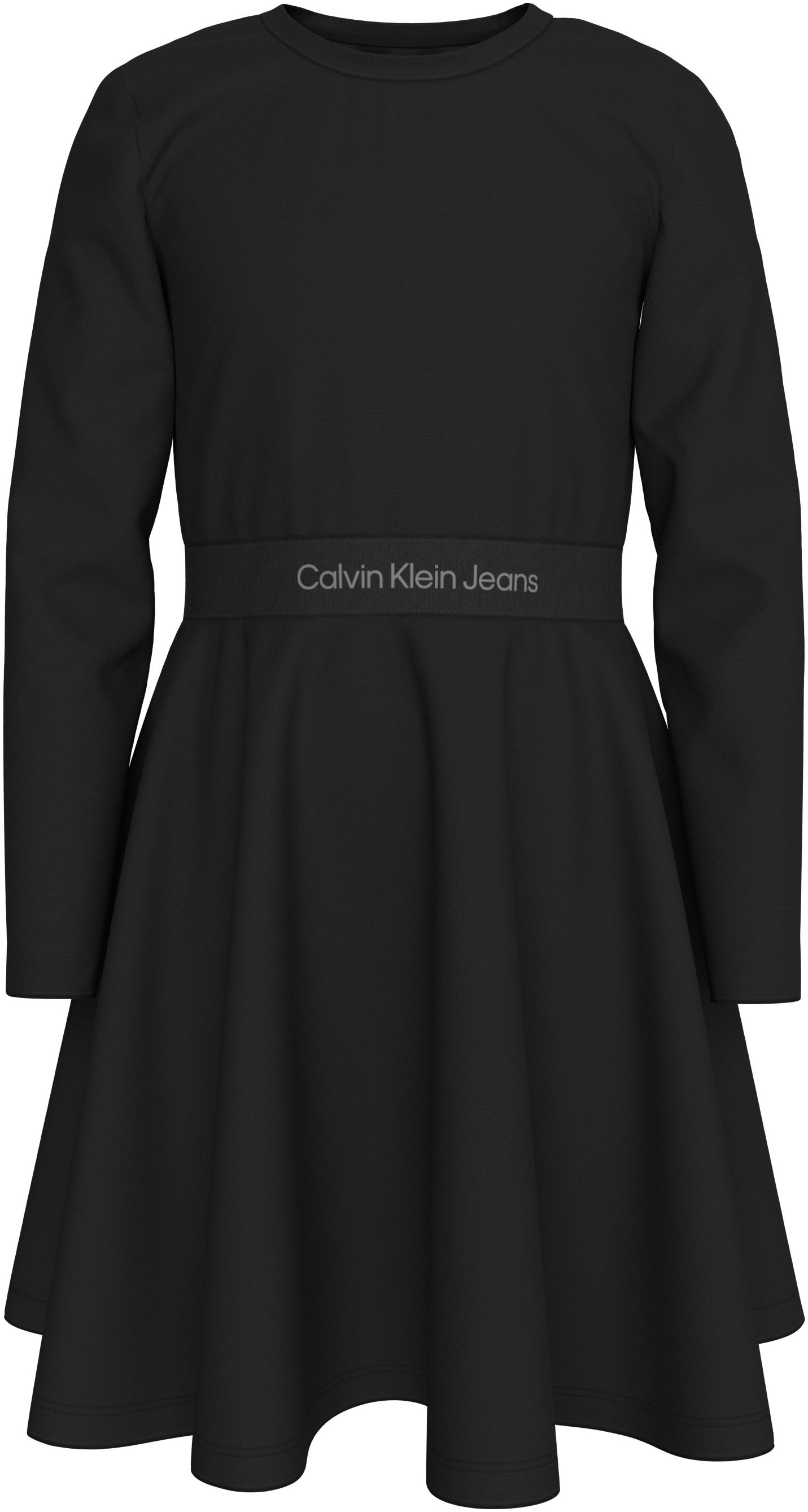 Calvin Klein Jeans Skaterkleid »Ls Logo Tape Punto Dress«, für Kinder bis 16 Jahre und mit Logoschriftzug