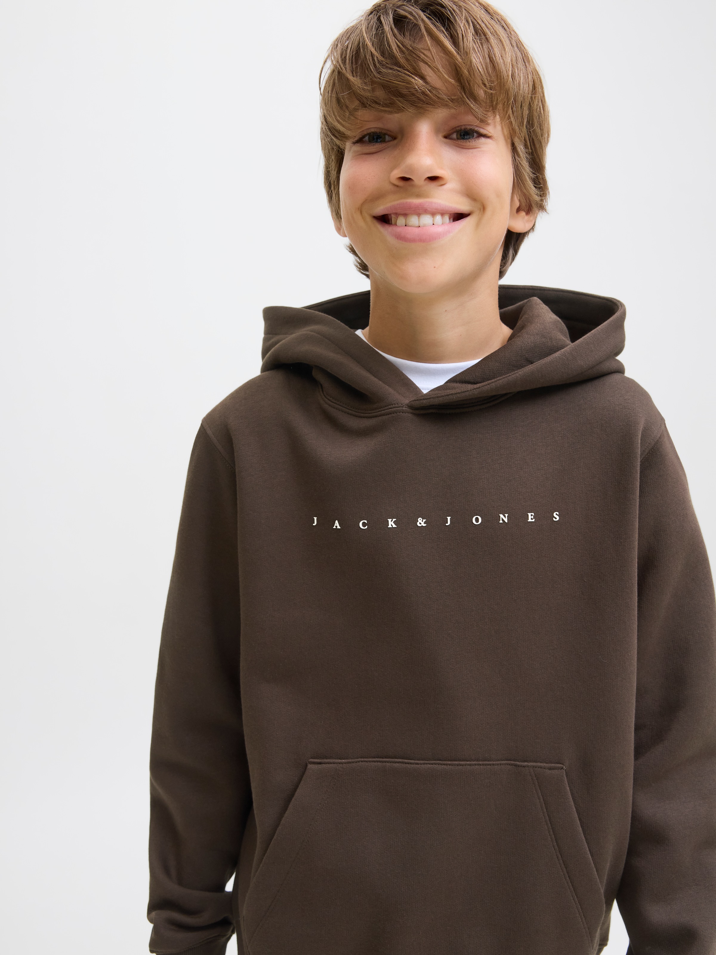 Jack & Jones Junior Kapuzensweatshirt »JJESTAR JJ SWEAT HOOD NOOS JNR«, Baumwollmischung, relaxed fit
