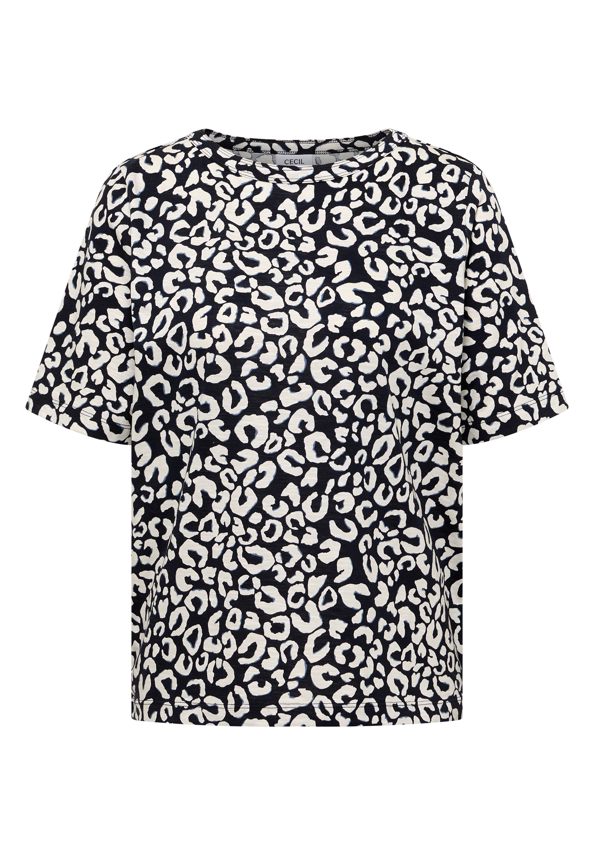 Cecil T-Shirt mit Leo-Print
