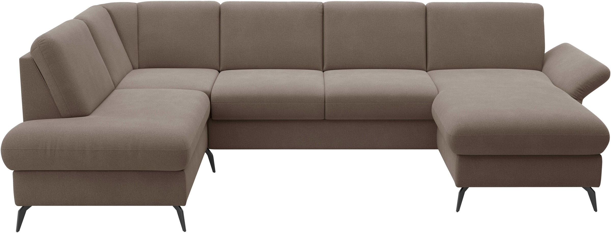 Home affaire Wohnlandschaft »Rochelle«, optional: Armteilverstellung, klappbar, Bettkasen