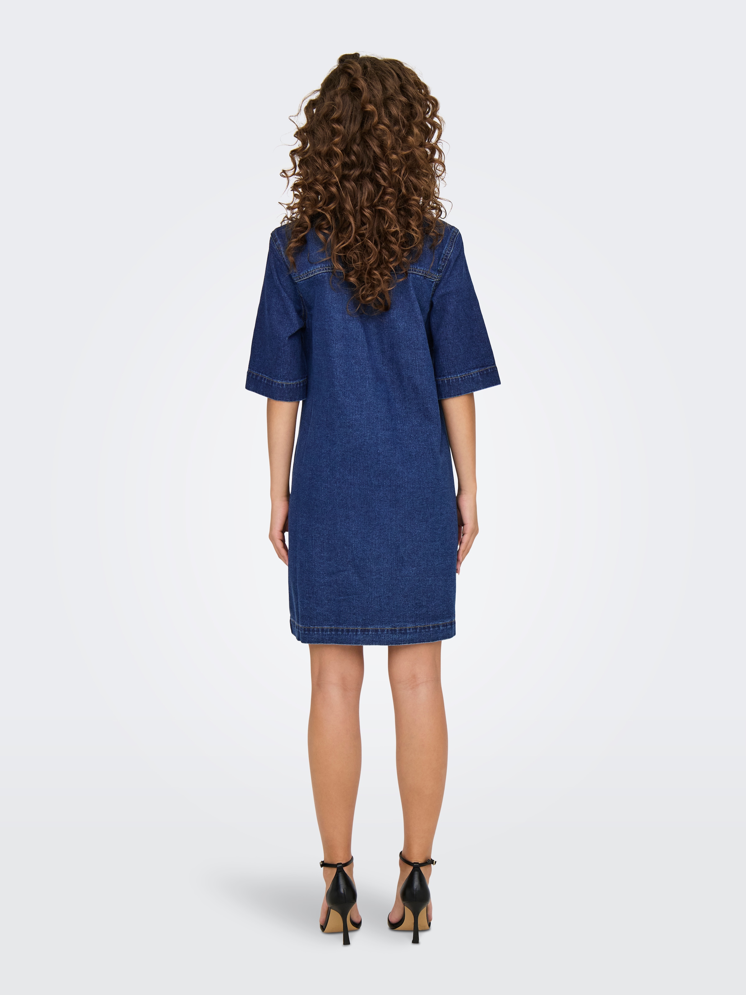 ONLY Jeanskleid »ONLBELLE S/S BUTTON DRESS DNM GUA NOOS«