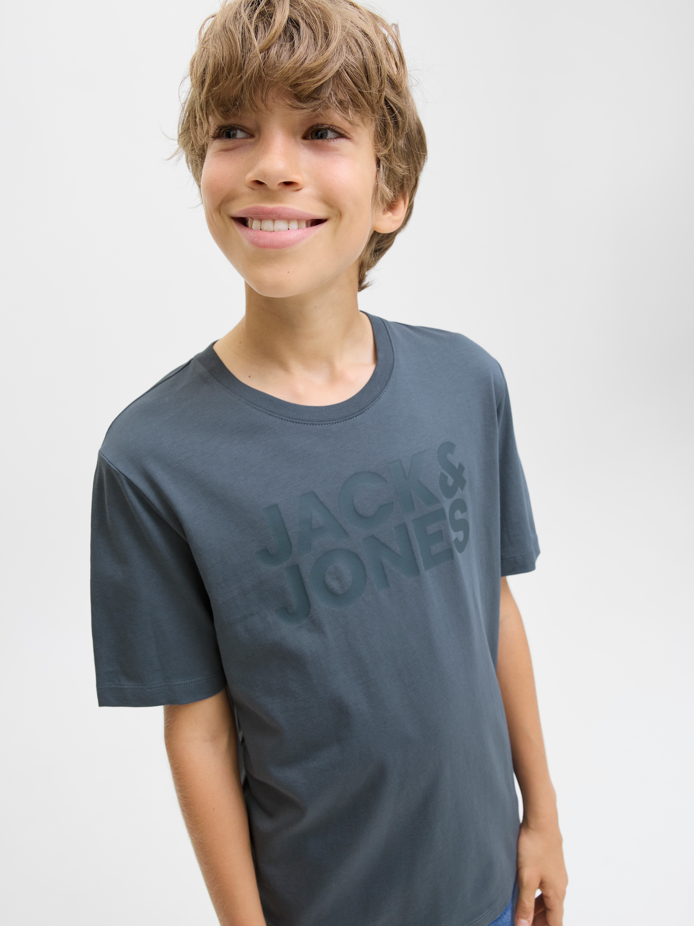 Jack & Jones Junior Rundhalsshirt »JJECORP stylisch, atmungsaktiv, pflegeleicht« bedruckt, casual, regular fit, Jersey, Rundhals