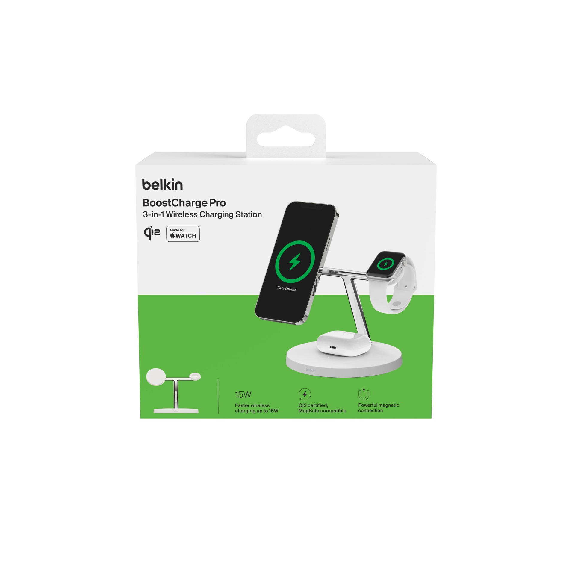 Belkin Wireless Charger »BoostCharge Pro Kabellose 3-in-1-Ladestation«