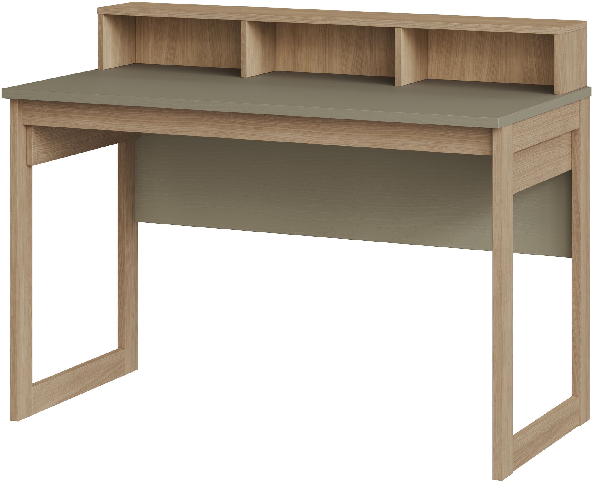 Home affaire Schreibtisch »Stranda, Arbeitstisch im Skandi Style, Bürotisch in zwei Farben« moderner Computertisch, wohnliches Home Office