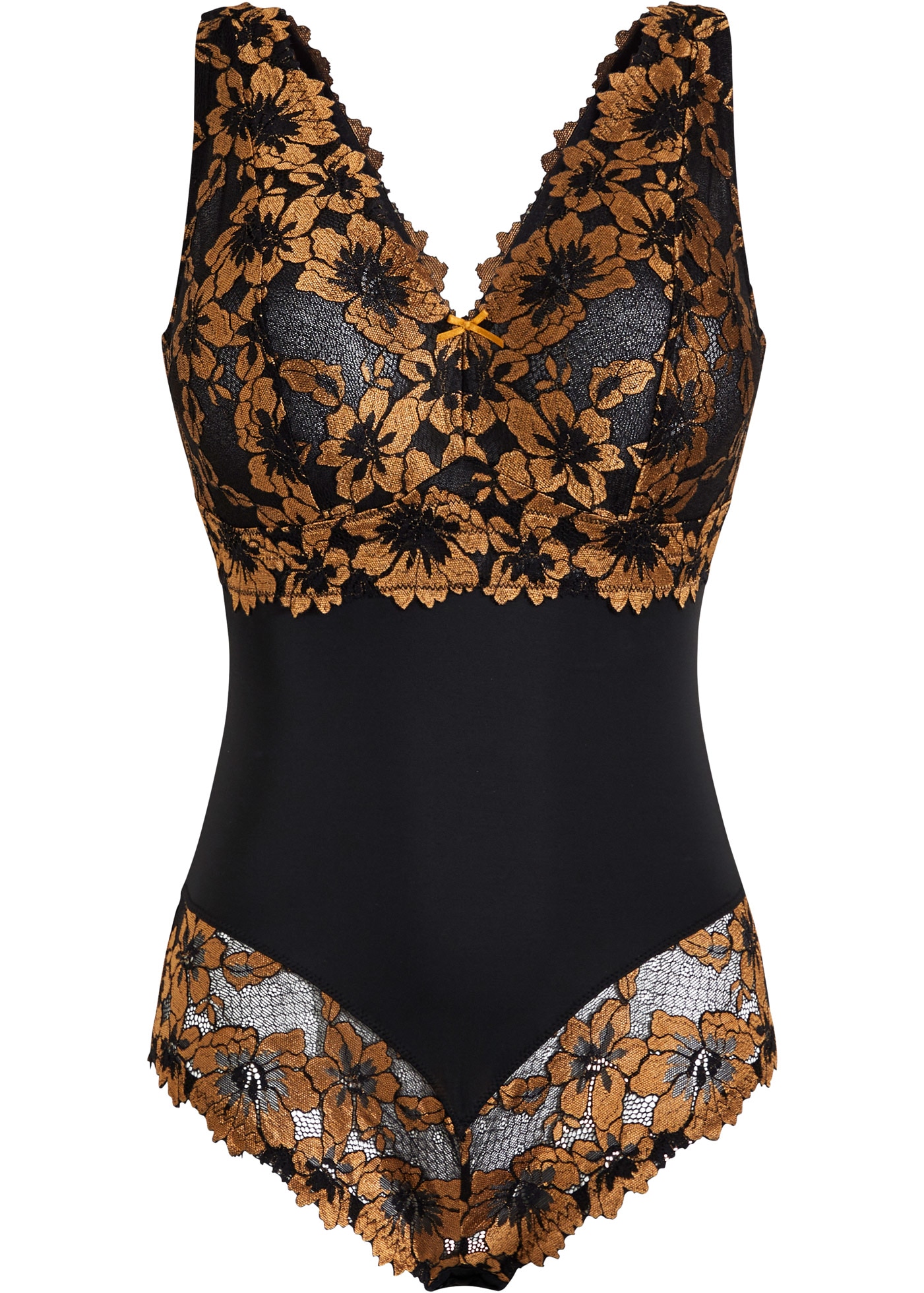 bonprix Body »Body ohne Bügel mit floraler Spitze« Body ohne Bügel mit floraler Spitze