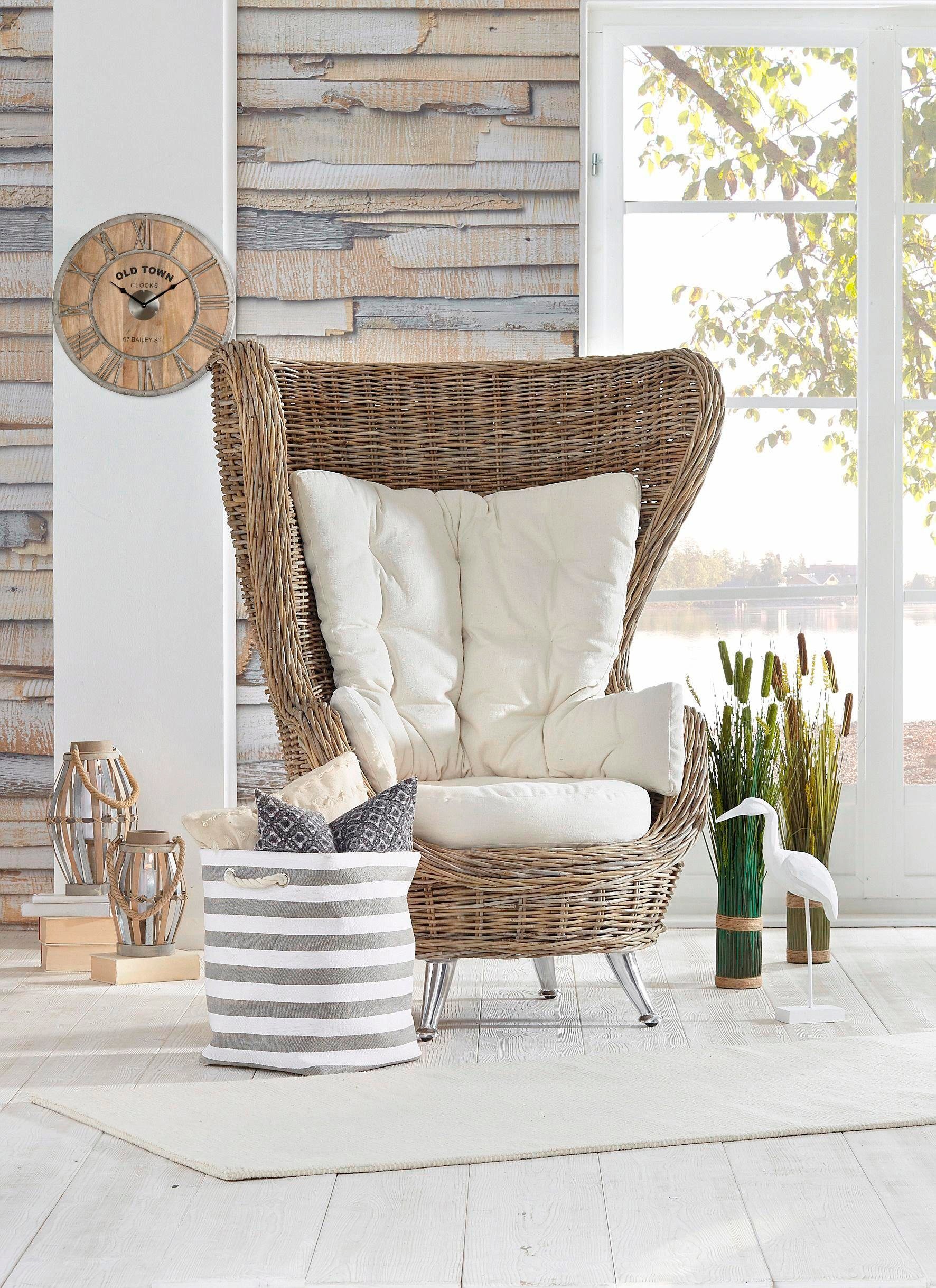 Komar Fototapete »Whitewashed Wood - Größe 368 x 254 cm«, bedruckt, Wohnzimmer, Schlafzimmer