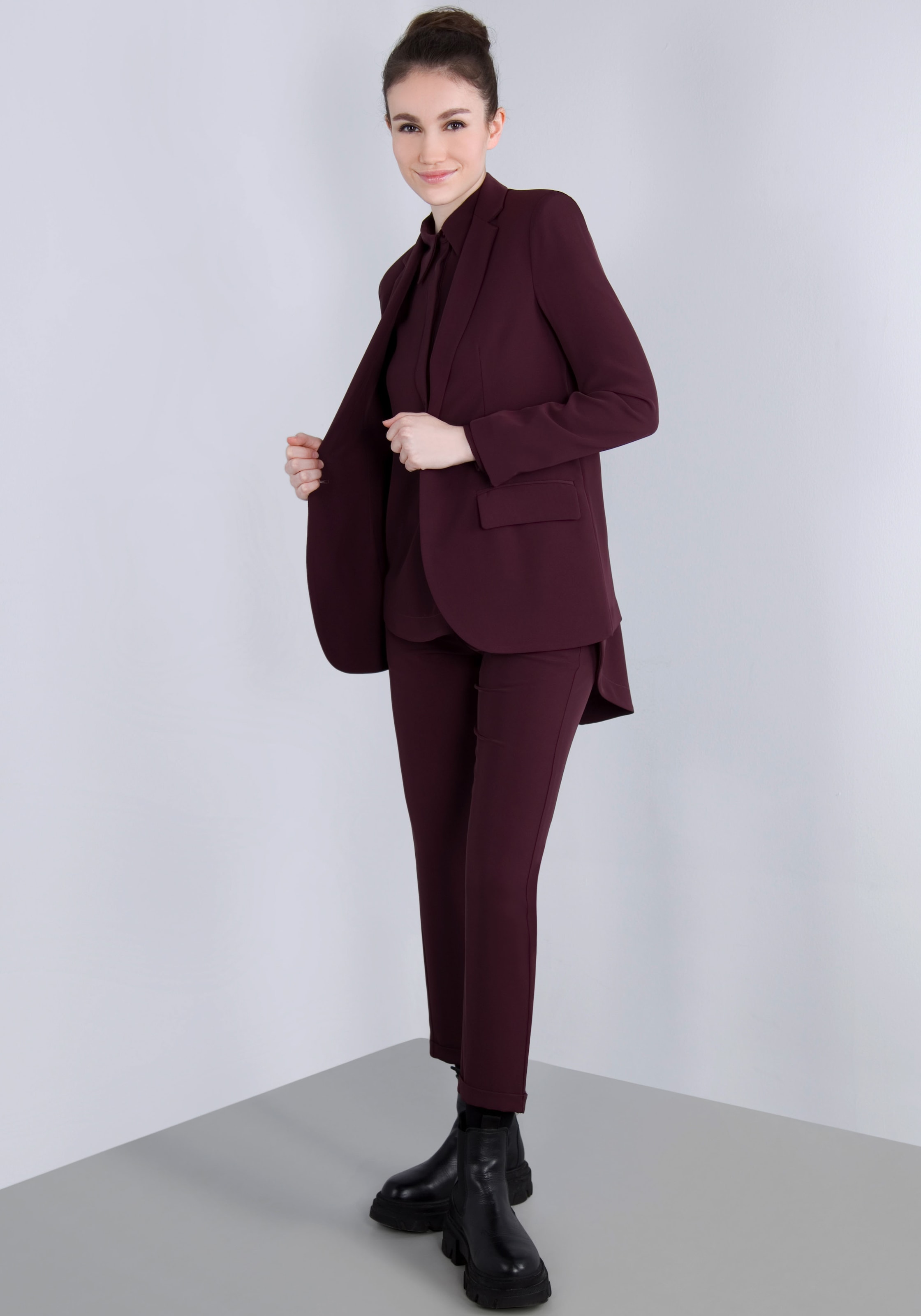 IMPERIAL Webhose  mit Stretch und Umschlagsaum