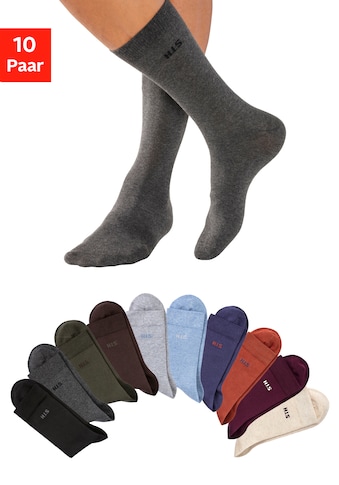 Socken, (Packung, 10 Paar)