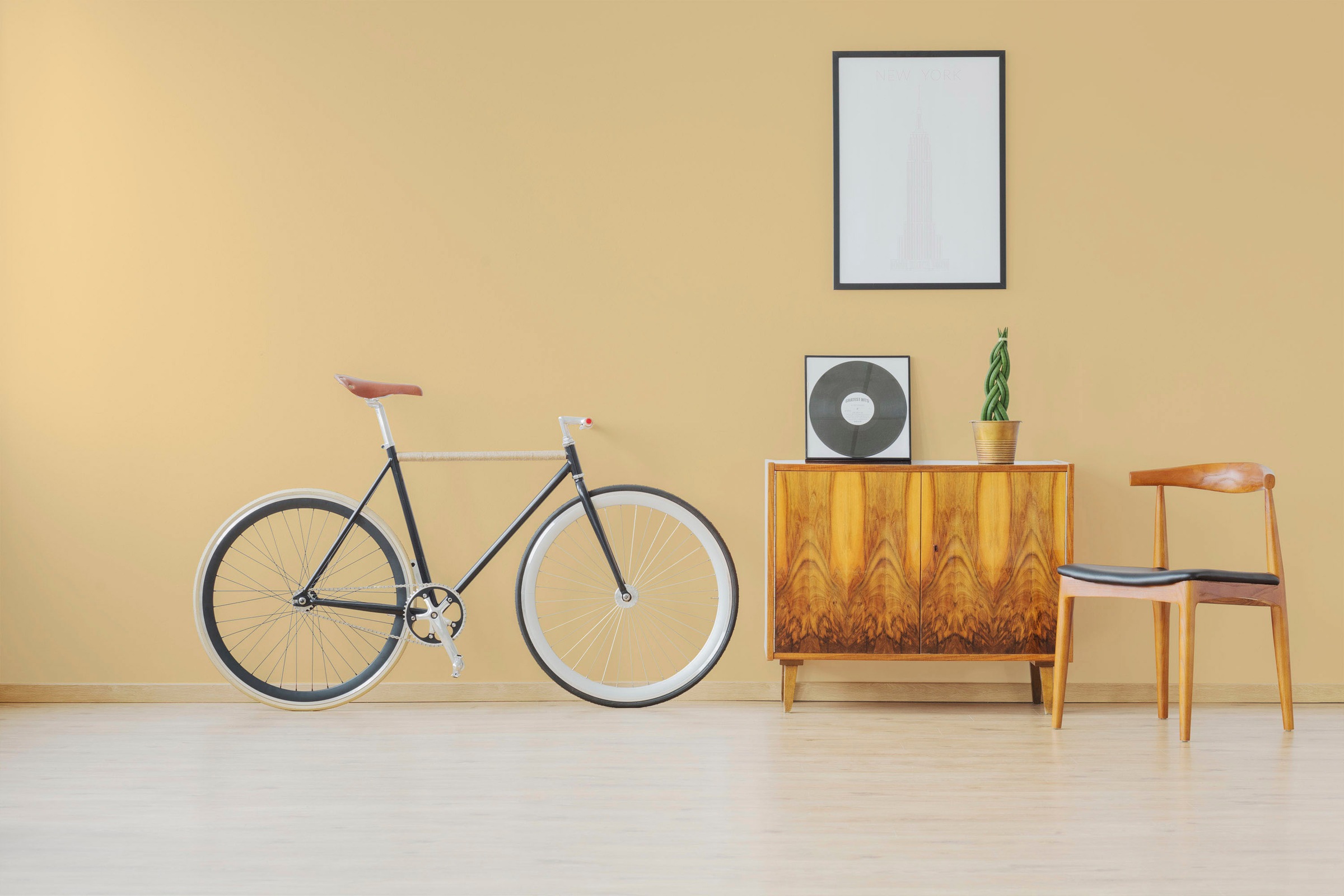 A.S. Création Wand- und Deckenfarbe »Seidenmatt Innenfarbe THE COLOR KITCHEN« für Wohnzimmer Schlafzimmer Flur Küche, versch. Gelbtöne