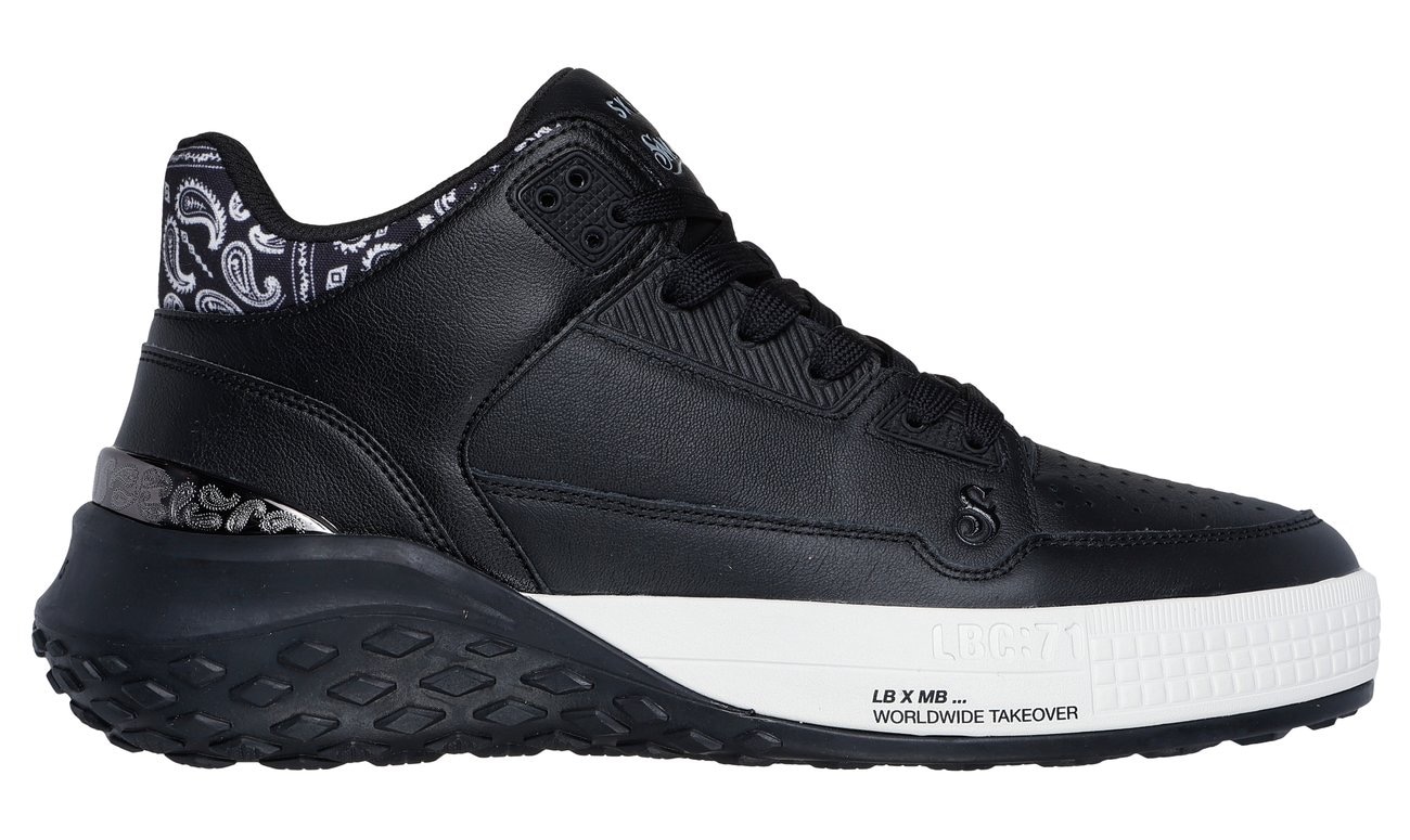 Skechers Sneaker »SIZZLE-SNOOP SIZZLE BUCKETS«, Schnürschuh, Freizeitschuh, MidCut mit Air-Cooled Memory Foam