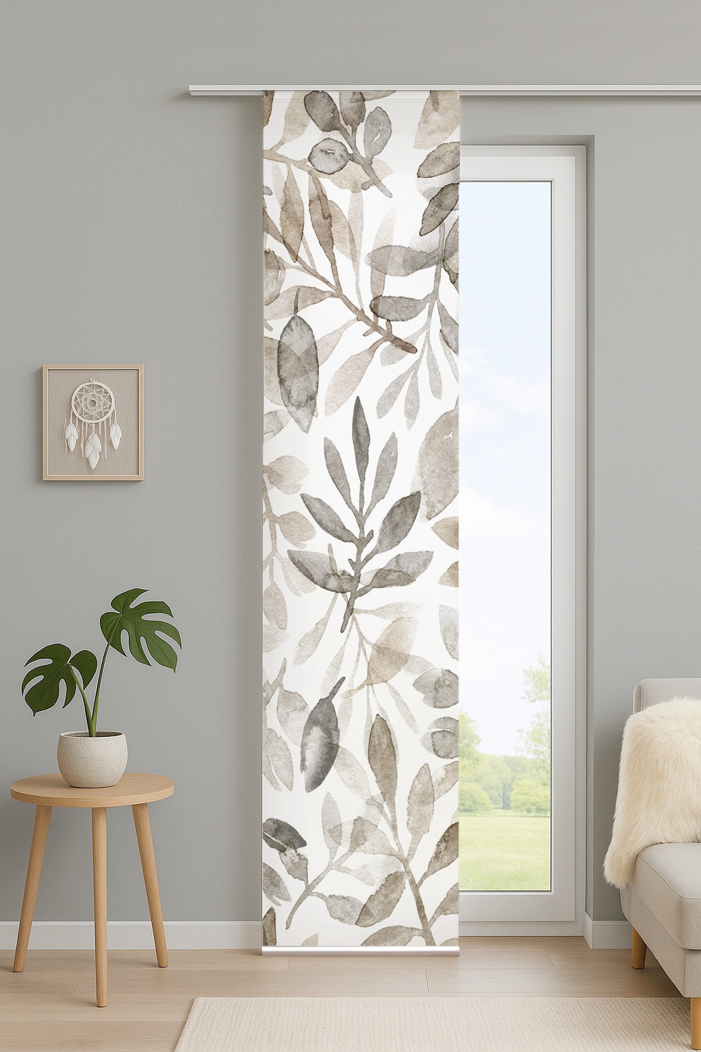 HOME WOHNIDEEN Schiebegardine »KAORI« Paneelwagen 1 Stk. tlg. digital bedruckt