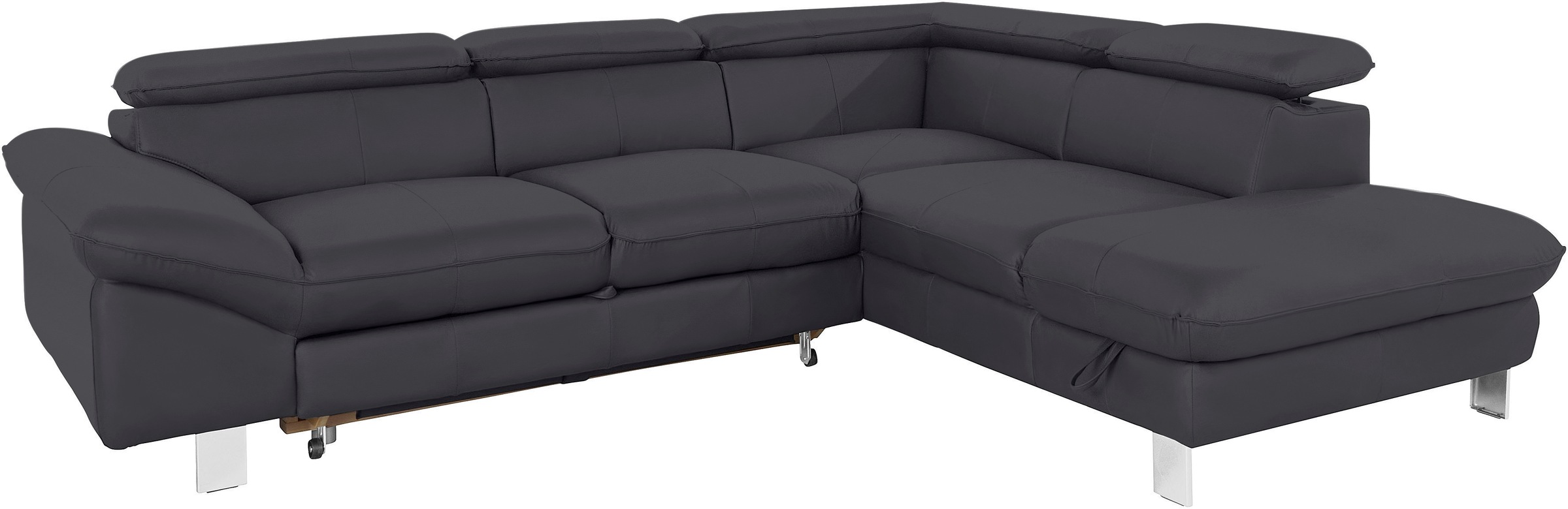 COTTA Ecksofa »Driver L-Form«, mit Kopfteilverstellung, wahlweise mit Bettfunktion & Bettkasten