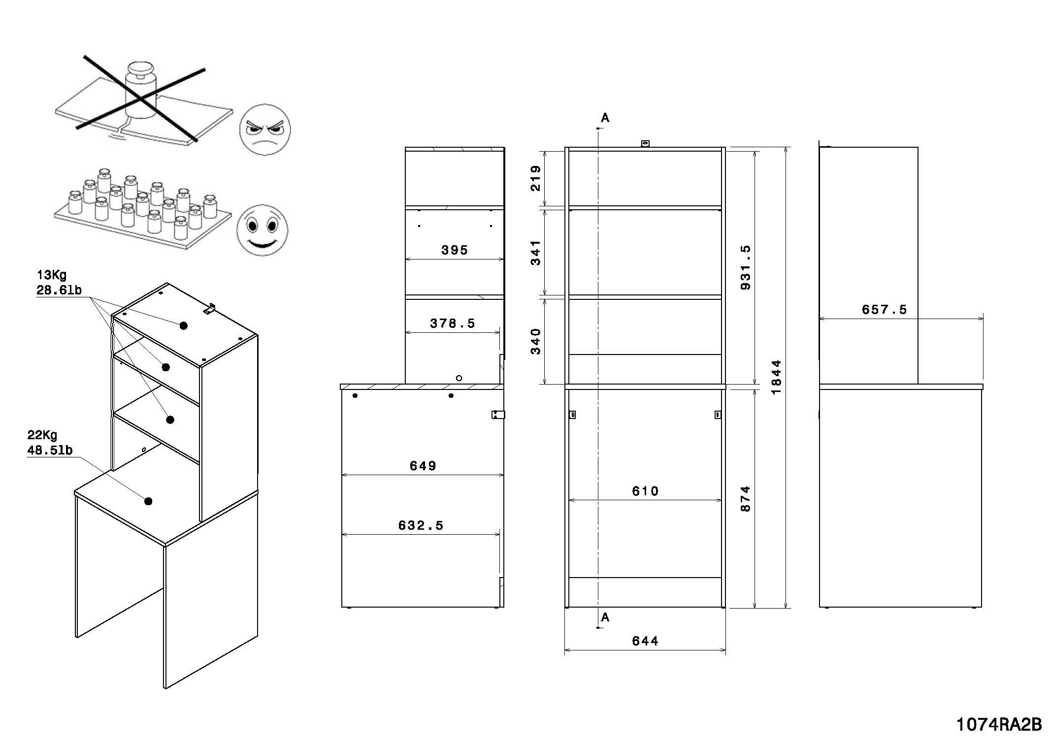 Parisot Mehrzweckschrank-Set »Laundry 4« Set, 2 Stk. tlg.