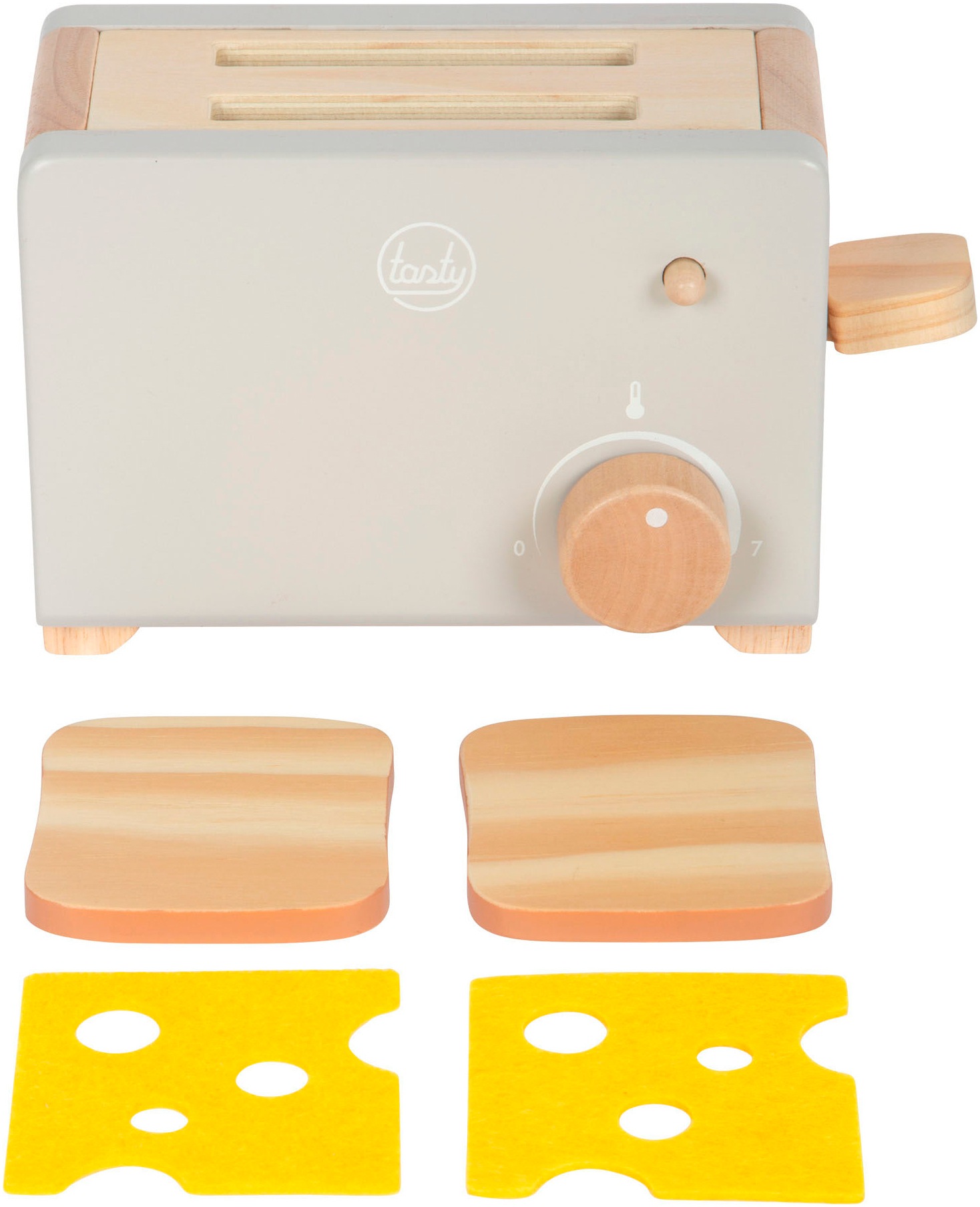 Small Foot Kinder-Toaster »Toaster-Set, grau tasty«
