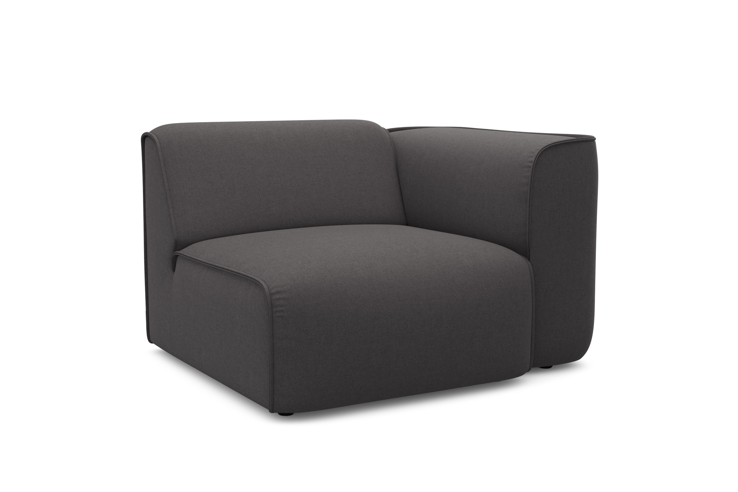 RAUM.ID Sessel »Merid Sofa-Eckelement, Maße B/T/H: 109/97/46 cm«, als Modul oder separat verwendbar, für individuelle Zusammenstellung