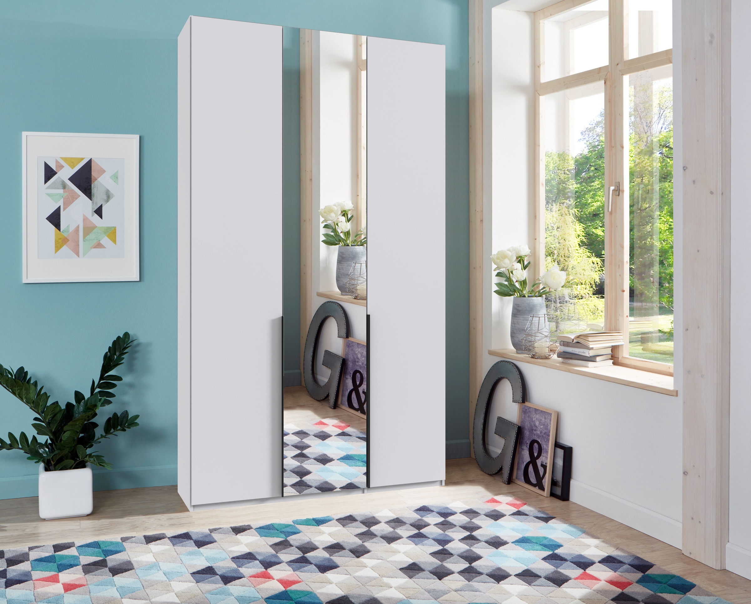 Wimex Kleiderschrank »Mugano,in 5 Breiten,2 Höhen,2 Tiefen, viele Farben, M günstig online kaufen