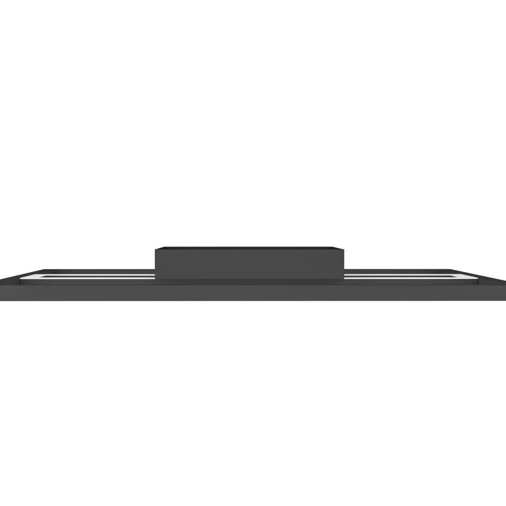 EGLO Deckenleuchte »CALAGRANO-Z Deckenlampe schwarz weiß, ZigBee 3.0, Backlight, Timer«, 1 flammig, Leuchtmittel LED-Modul | LED fest integriert, App / Sprachsteuerung Alexa, ‎‎45x45cm, exkl. Fernbedienung