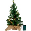 EGLO Künstlicher Weihnachtsbaum »Weihnachtsdeko, TOPPY, künstlicher Christbaum, Tannenbaum«, mit LED-Lichterkette, Höhe ca. 45 cm