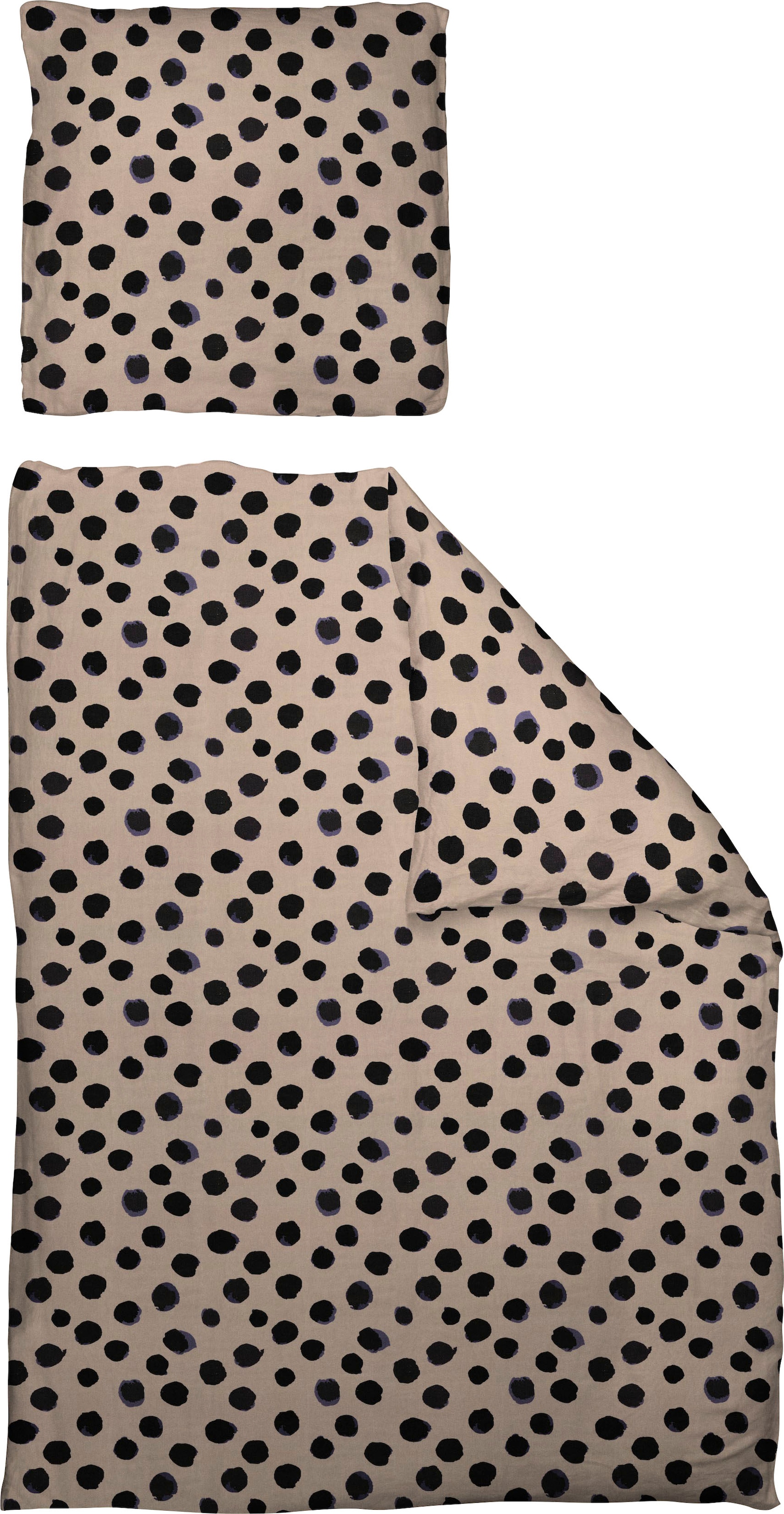 Adam Bettwäsche »Leinenbettwäsche Dots«, aus Bio-Baumwolle günstig online kaufen