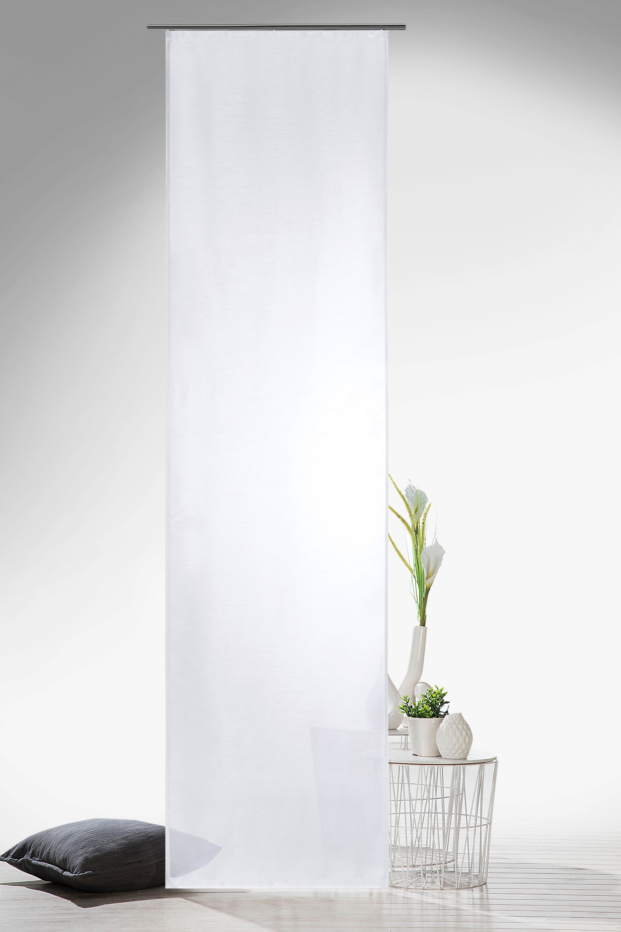Weckbrodt Schiebegardine »Klara«, (1 St.), Raumteiler, Wildseiten - Optik, halbtransparent, Store