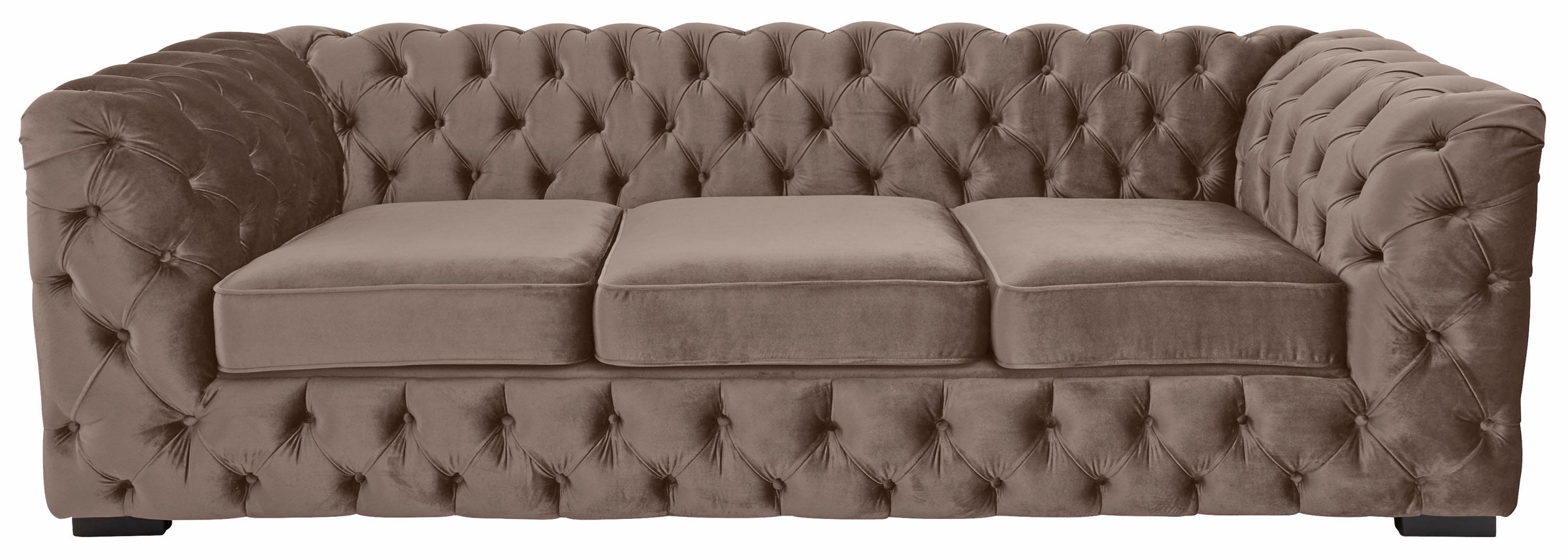 Home affaire Chesterfield-Sofa »Kalina« klassische Chesterfield-Knopfheftun günstig online kaufen