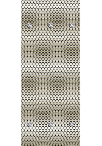 queence Garderobenleiste »Punkte«, mit 6 Haken, 50 x 120 cm kaufen