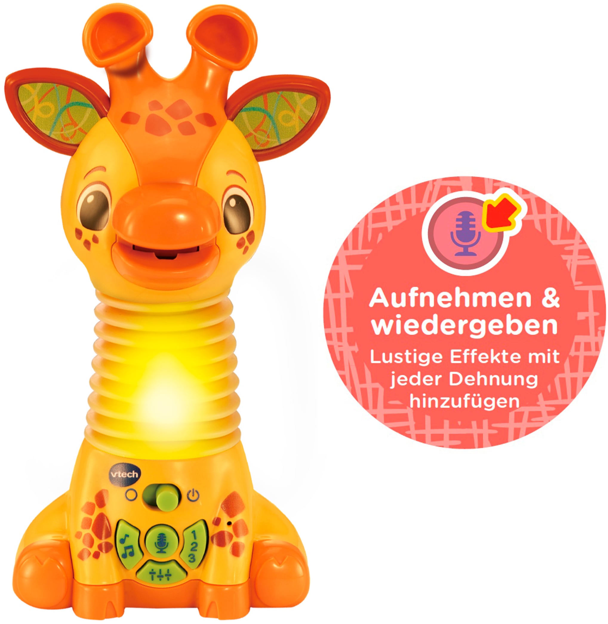Vtech® Lernspielzeug »Ziehspaß-Giraffe Greta«